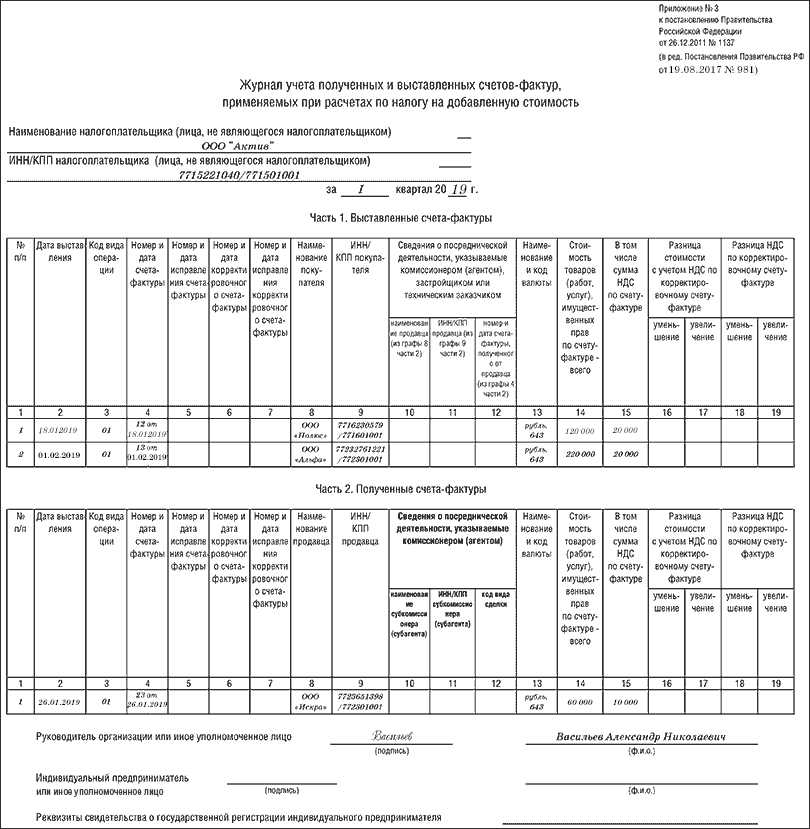 Формы и бланки